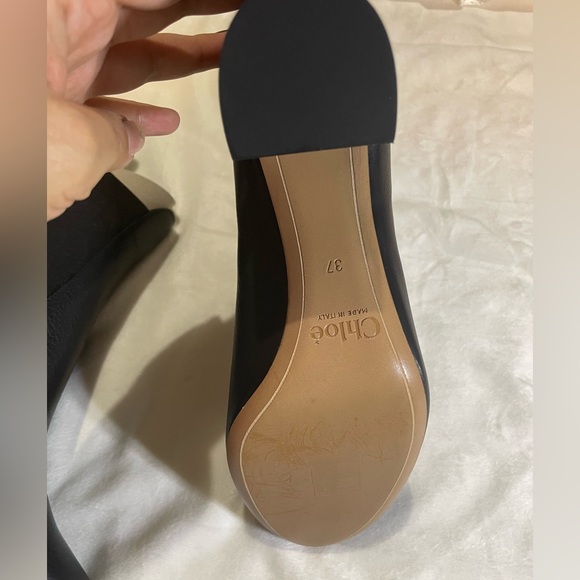 Chloe Leather Carlina Black Ankle Boots 🖤 - Picture 5 of 6